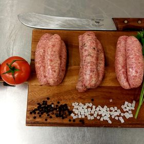 BEEF SAUSAGES 6 PACK